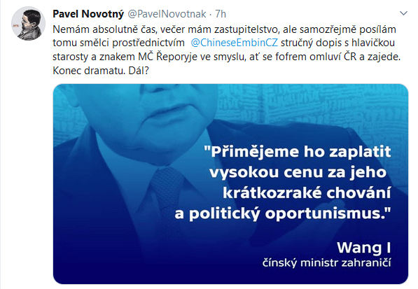 pavel novotny cina